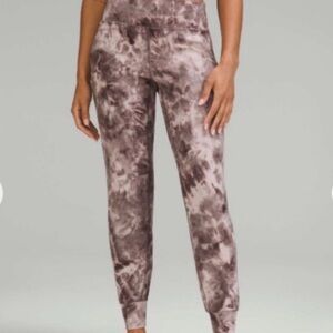 lululemon athletica Brown Tie-Dye Track Joggers